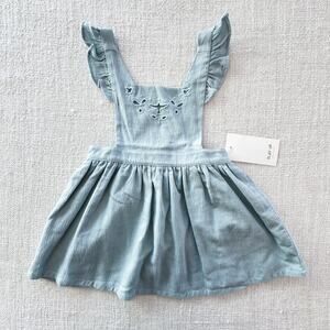 NWT Play Up Blue Pinafore Dress 18mo